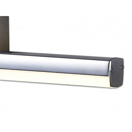 Gemini Wall Lamp Small Adjustable, 1 x 6W LED, 4000K, 612lm, IP44, Polished Chrome, 3yrs Warranty DELight - 4