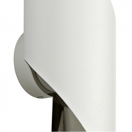 Demeter Wall Lamp Large, 1 x 8W LED, 3000K, 640lm, White/Polished Chrome, 3yrs Warranty DELight - 6
