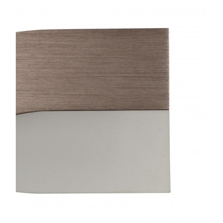 Estella Wall Lamp, 1 x 8W LED, 3000K, 640lm, Brushed Brown/Frosted White, 3yrs Warranty DELight - 5