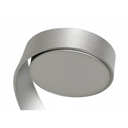 Venus Wall Lamp Left Switched, 1 x 10W LED, 3000K, 800lm, Silver/Polished Chrome, 3yrs Warranty DELight - 5
