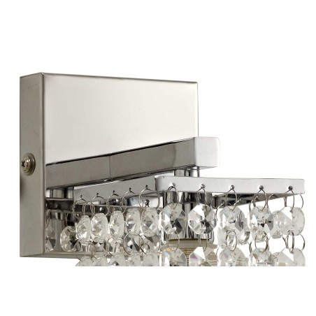 Ariel Wall Lamp, 1 x G9, IP44, Polished Chrome/Crystal DELight - 4