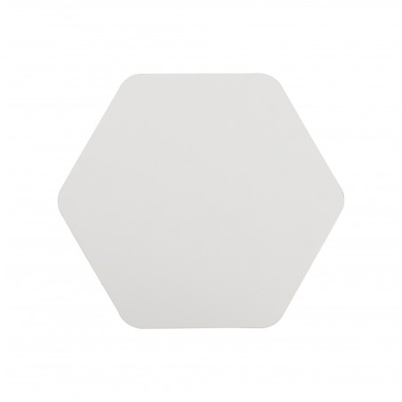 Elio 200mm Non-Electric Hexagonal Plate, Sand White DELight - 1
