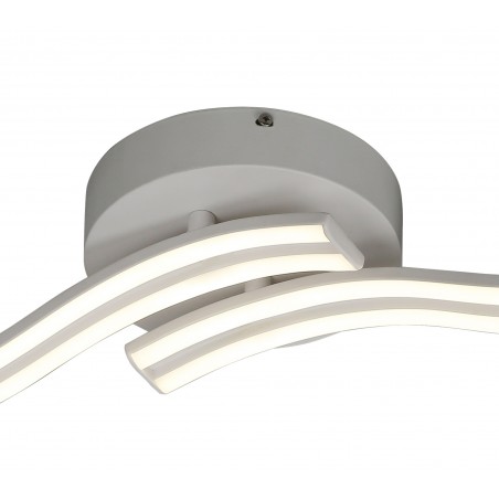 Esme 2 Light Ceiling, Wall, 2 x 12W LED, 4000K, 1556lm, White, 3yrs Warranty DELight - 3