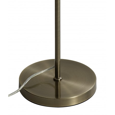 Hamal Floor Lamp, 1 x 7W LED, 4000K, 790lm, Antique Brass/Amber, 3yrs Warranty DELight - 4