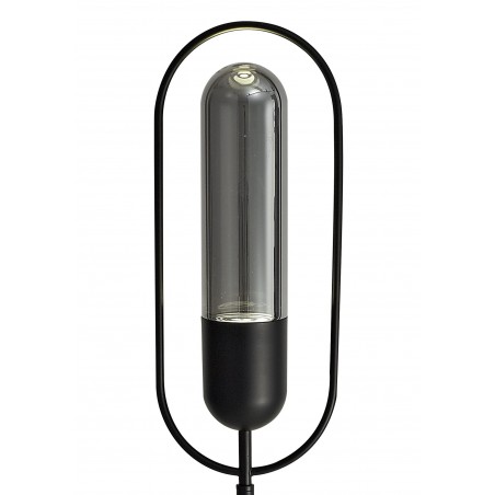Hamal Floor Lamp, 1 x 7W LED, 4000K, 790lm, Black/Smoked, 3yrs Warranty DELight - 5