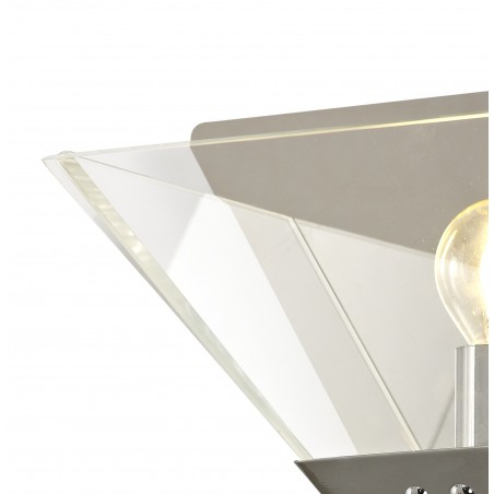 Mira Wall Lamp, 1 Light E14, Polished Chrome DELight - 6