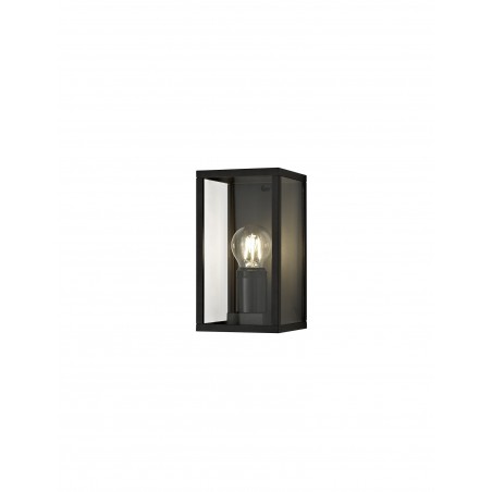 Cielo Flush Wall Lamp, 1 x E27, IP54, Graphite Black, 2yrs Warranty DELight - 1