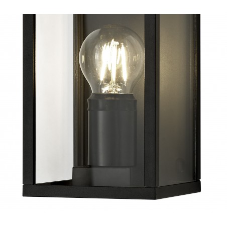 Cielo Flush Wall Lamp, 1 x E27, IP54, Graphite Black, 2yrs Warranty DELight - 6