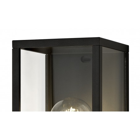 Cielo Flush Wall Lamp, 1 x E27, IP54, Graphite Black, 2yrs Warranty DELight - 7