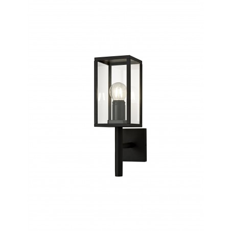 Cielo Upward Wall Lamp, 1 x E27, IP54, Graphite Black, 2yrs Warranty DELight - 1