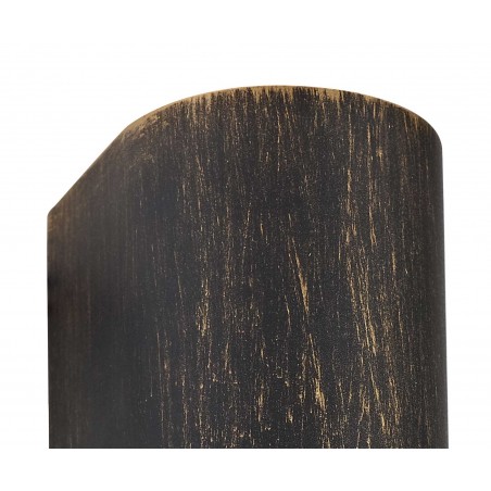 Megan Curved Wall Lamp, 2 x GU10, IP54, Black/Gold DELight - 5