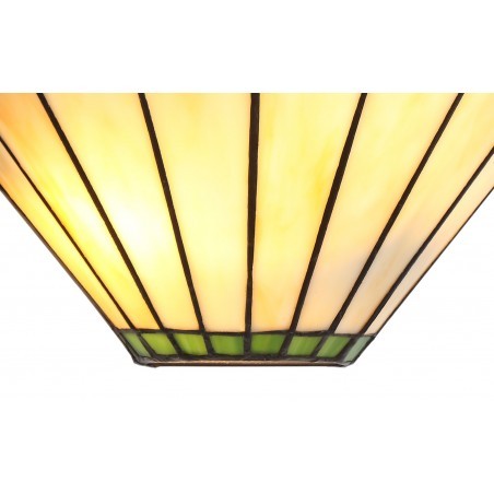 Tao Tiffany Wall Lamp, 2 x E14, Green/Cazure/Crystal DELight - 3