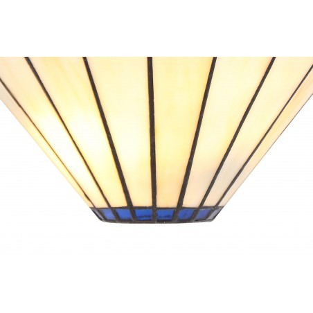 Tao Tiffany Wall Lamp, 2 x E14, Blue/Cazure/Crystal DELight - 3