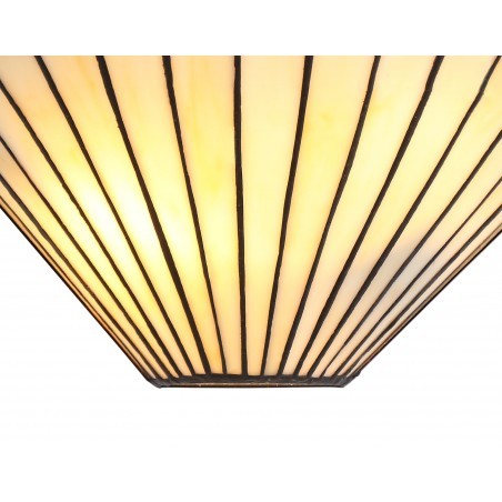 Eden Tiffany Wall Lamp, 2 x E14, Amber/Cazure/Crystal DELight - 3