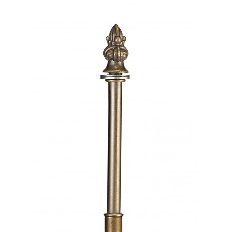 Nash 52.5cm Octagonal Table Lamp, 2 x E27, Aged Antique Brass DELight - 5