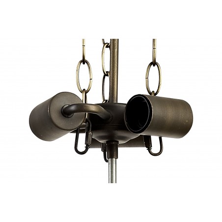 Nash Uplighter Suspension Kit, 3 x E27, Aged Antique Brass DELight - 6