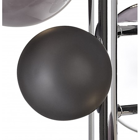 Asha Wall Lamp, 2 x G9, Polished Chrome/Smoked Glass DELight - 5