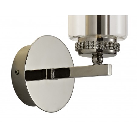 Hera Wall Lamp Switched, 1 x E14, Polished Nickel DELight - 4