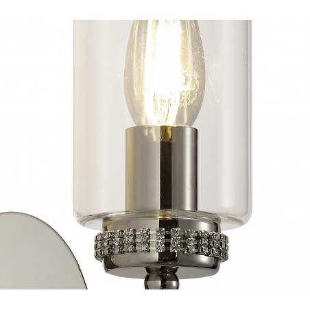 Hera Wall Lamp Switched, 1 x E14, Polished Nickel DELight - 6