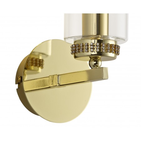Hera Wall Lamp Switched, 1 x E14, Polished Gold DELight - 4