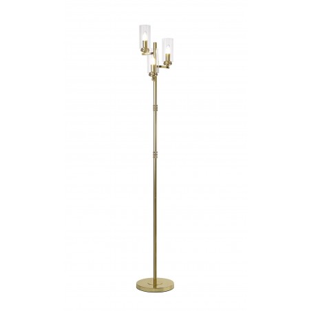 Hera Floor Lamp, 3 x E14, Polished Gold DELight - 1