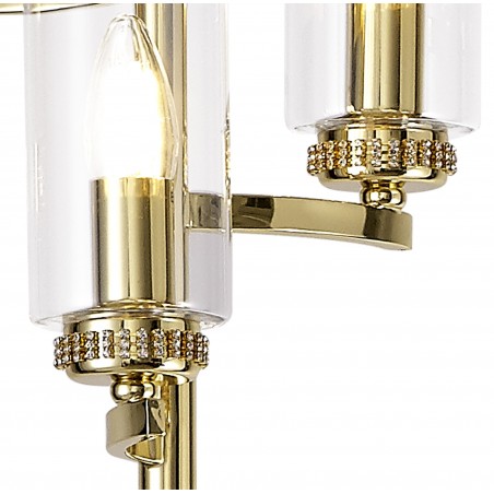 Hera Floor Lamp, 3 x E14, Polished Gold DELight - 6