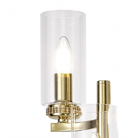 Hera Floor Lamp, 3 x E14, Polished Gold DELight - 7