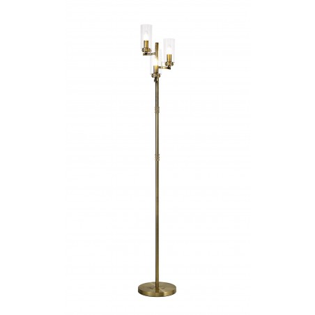 Hera Floor Lamp, 3 x E14, Antique Brass DELight - 1