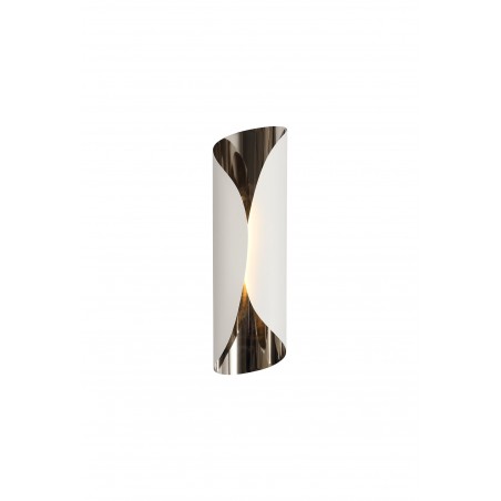 Cerus Wall Lamp, 1 x 7W LED, 3000K, 700lm, Sand White/Polished Chrome, 3yrs Warranty DELight - 1