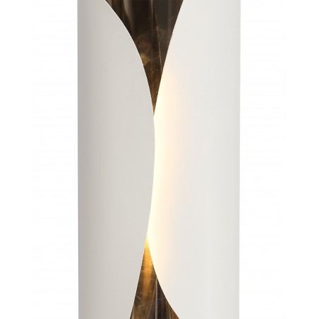 Cerus Wall Lamp, 1 x 7W LED, 3000K, 700lm, Sand White/Polished Chrome, 3yrs Warranty DELight - 5
