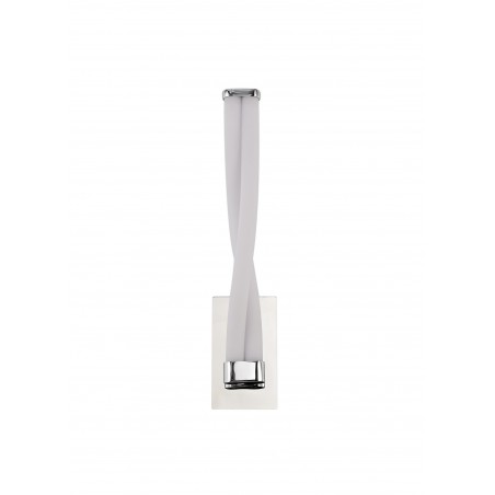 Zen Wall Lamp Small, 2 x 5W LED, 3000K, 700lm, IP44, Polished Chrome, 3yrs Warranty DELight - 3