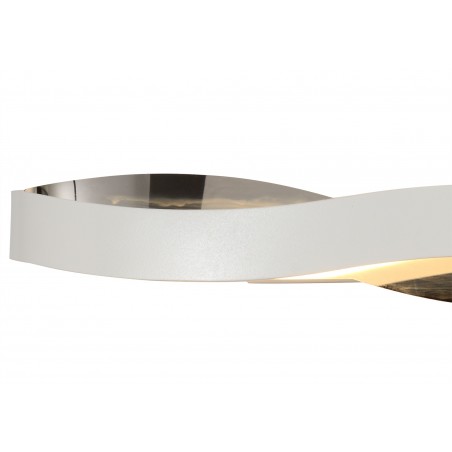 Cosmos Wall Lamp, 1 x 6W LED, 3000K, 420lm, Sand White/Polished Chrome, 3yrs Warranty DELight - 5