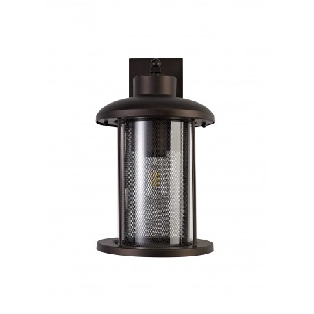Dawn Extra Large Wall Lamp, 1 x E27, Antique Bronze/Clear Glass, IP54, 2yrs Warranty DELight - 3