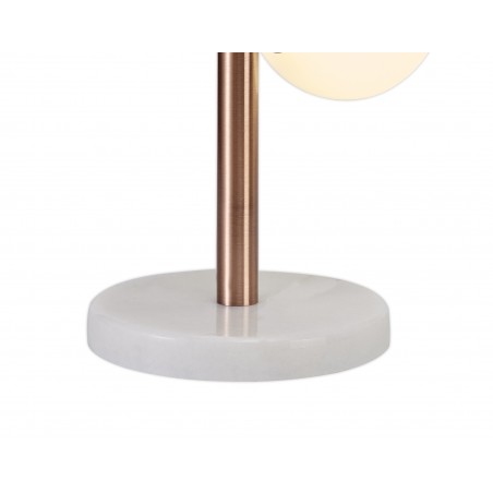 Asha Table Lamp, 3 x G9, Antique Copper/Opal & Copper Glass DELight - 4