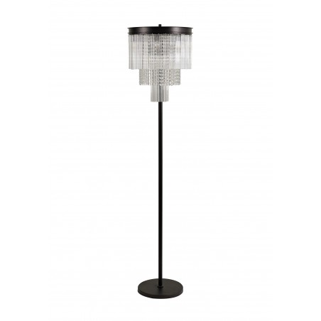 Phoenix Floor Lamp, 9 Light E14, Brown Oxide DELight - 6