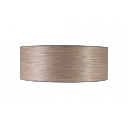 Onyx Round, 600 x 210mm Wood Effect Shade, Grey Oak/White Laminate DELight - 3