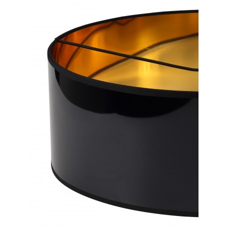 Onyx Round, 450 x 150mm Shade, Gold/Black DELight - 5