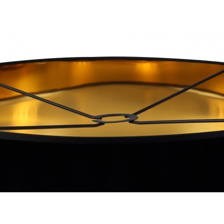 Onyx Round, 600 x 150mm Shade, Gold/Black DELight - 5