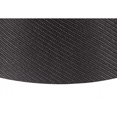 Onyx Round, 280/350 x 220mm Fabric Shade, Charcoal Grey/White Laminate DELight - 6