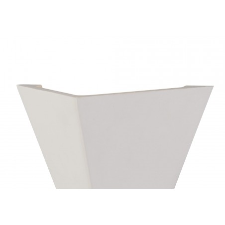 Emma Triangle Wall Lamp, 1 x G9, White Paintable Gypsum DELight - 4