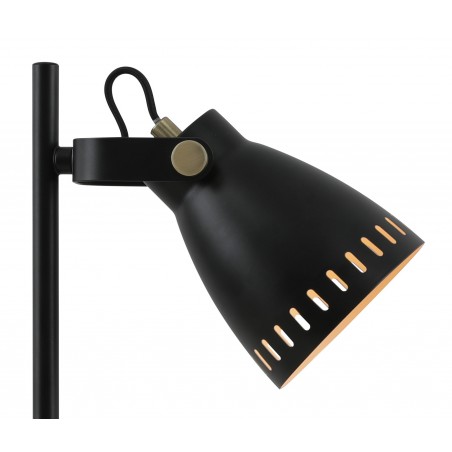 Pavo Adjustable Table Lamp, 1 x E27, Matt Black/Antique Brass/Khaki DELight - 5
