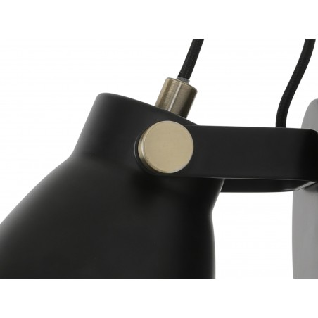 Pavo Adjustable Wall Lamp, 1 x E27, Matt Black/Antique Brass/Khaki DELight - 6