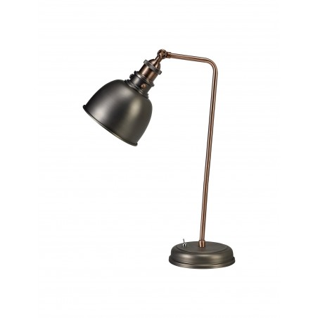 Comet Adjustable Table Lamp, 1 x E27, Antique Silver/Copper/White DELight - 4