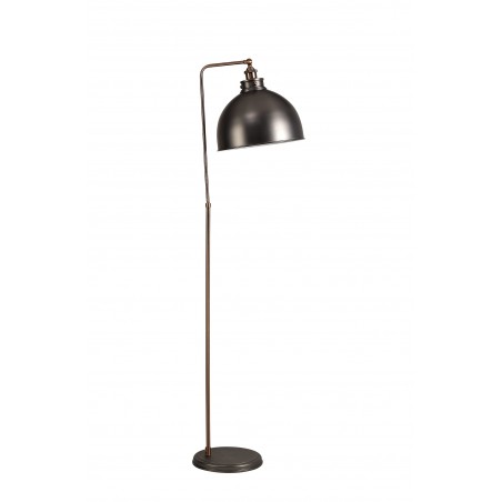 Comet Adjustable Floor Lamp, 1 x E27, Antique Silver/Copper/White DELight - 3