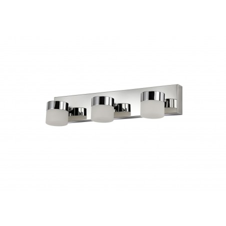 Orion Wall Lamp Triple Adjustable, 3 x 5W LED, 4000K, 1275lm, IP44, Polished Chrome, 3yrs Warranty DELight - 3