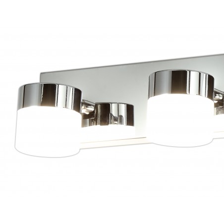 Orion Wall Lamp Triple Adjustable, 3 x 5W LED, 4000K, 1275lm, IP44, Polished Chrome, 3yrs Warranty DELight - 4