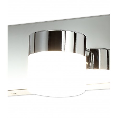 Orion Wall Lamp Triple Adjustable, 3 x 5W LED, 4000K, 1275lm, IP44, Polished Chrome, 3yrs Warranty DELight - 6