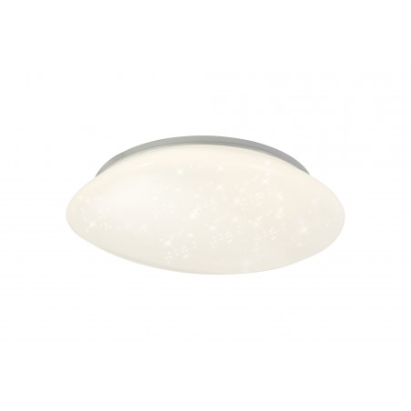 Hunter Ceiling, 1 x 24W LED, 4000K, 1614lm, IP44, White Acrylic, 3yrs Warranty DELight - 1