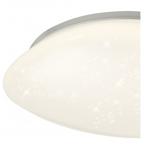 Hunter Ceiling, 1 x 24W LED, 4000K, 1614lm, IP44, White Acrylic, 3yrs Warranty DELight - 6