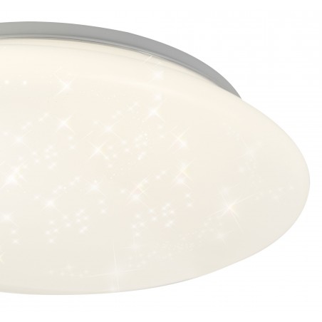 Hunter Ceiling, 1 x 24W LED, 4000K, 1614lm, IP44, White Acrylic, 3yrs Warranty DELight - 7